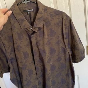 Murano men’s clothing button up shirt
